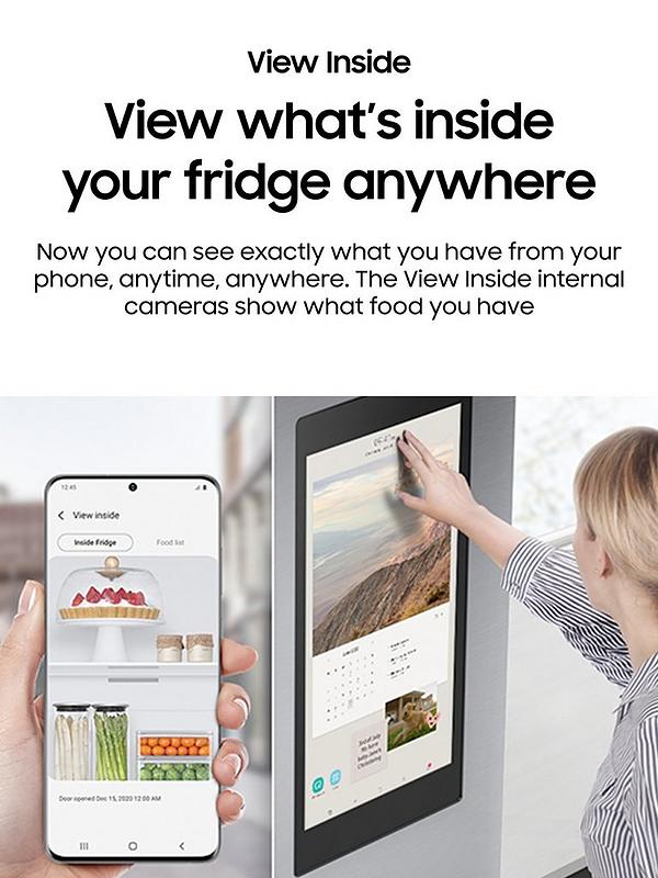 Samsung Family Hub RS6HA8891SL/EU American Style Fridge Freezer with SpaceMax™ Technology - E Rated - Aluminium - Image 5